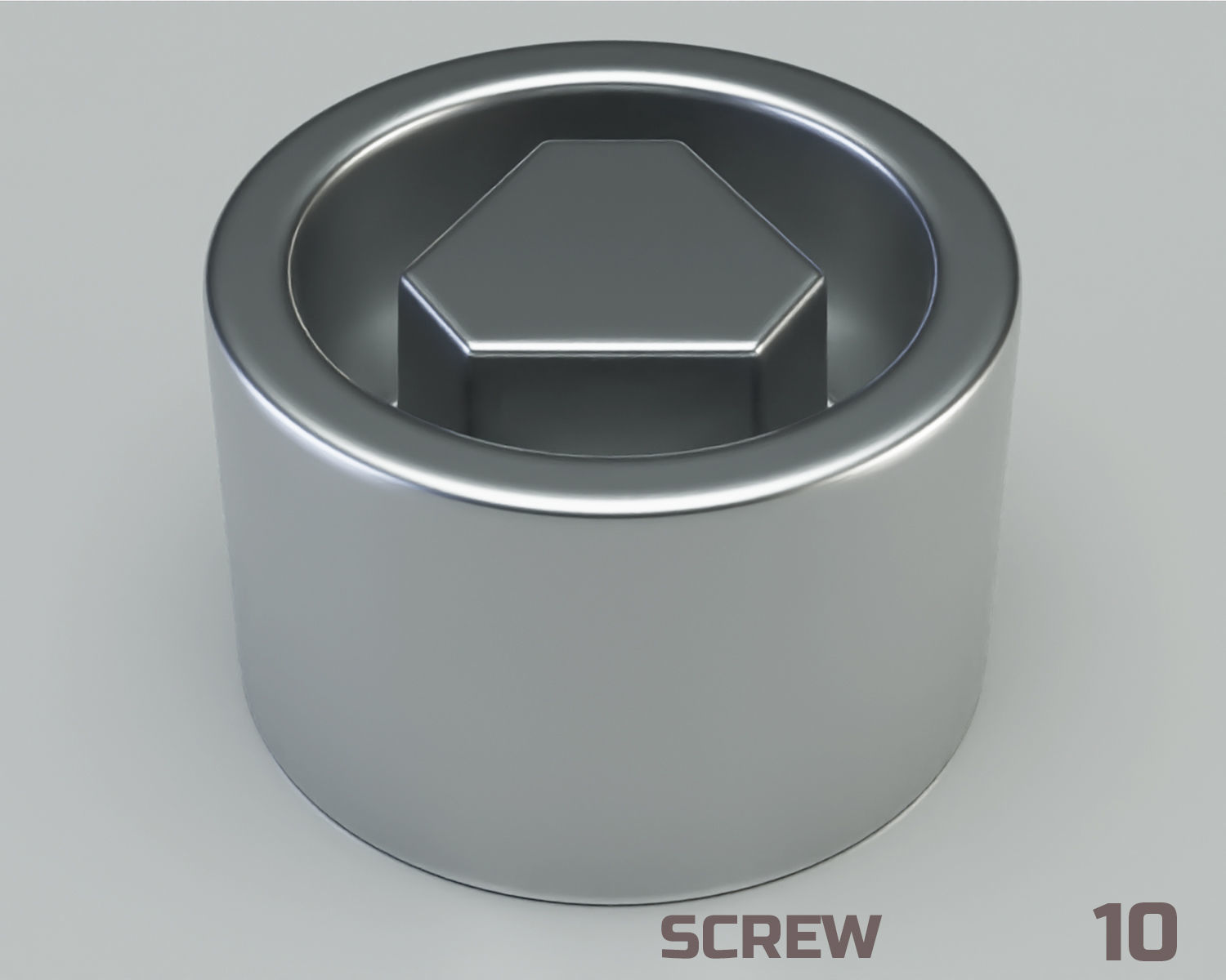 Hard Surface Kitbash Regulators Screws Overlays 3D model_66