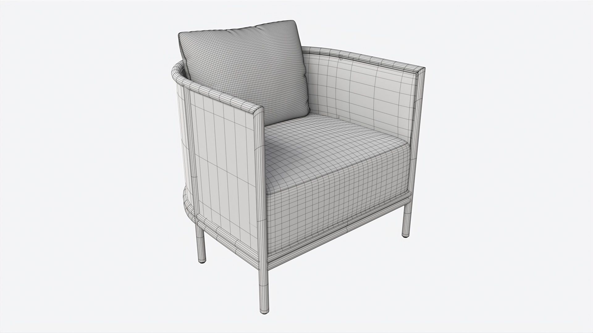 Chair Baker Llano 3D model_6