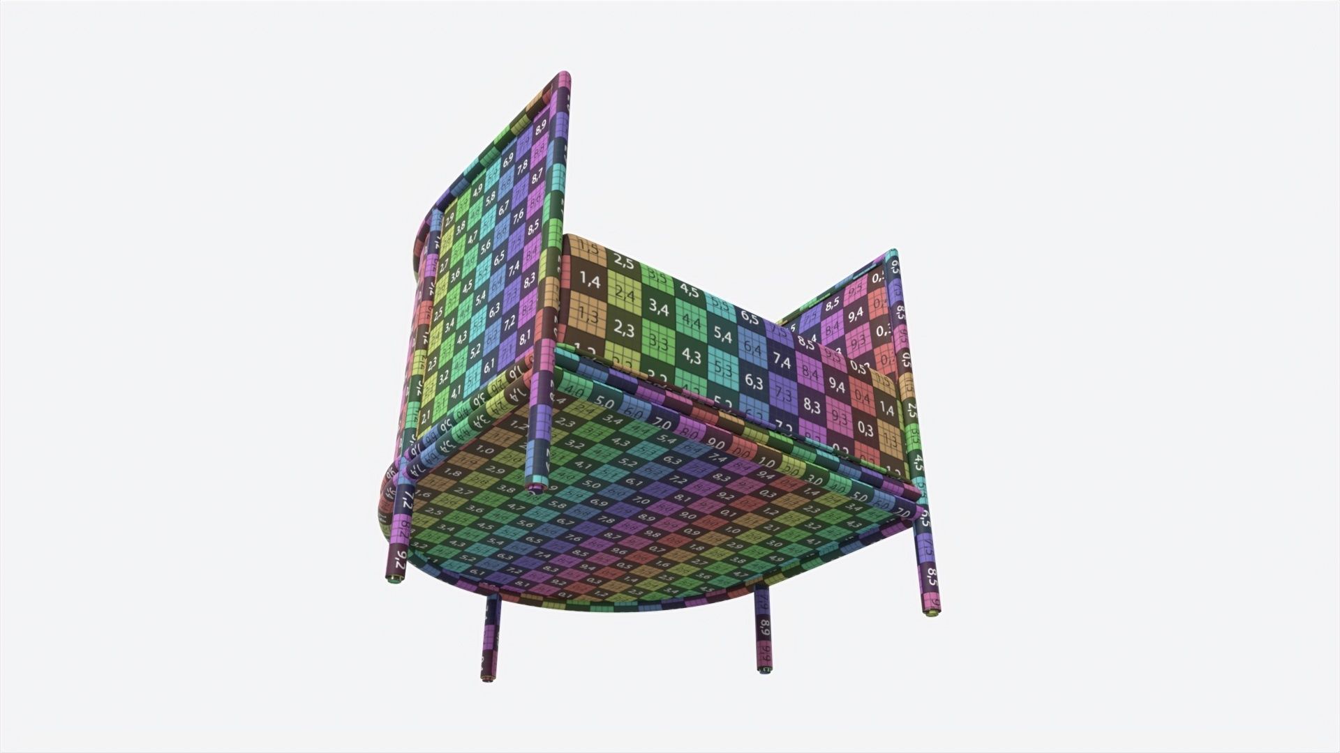 Chair Baker Llano 3D model_9