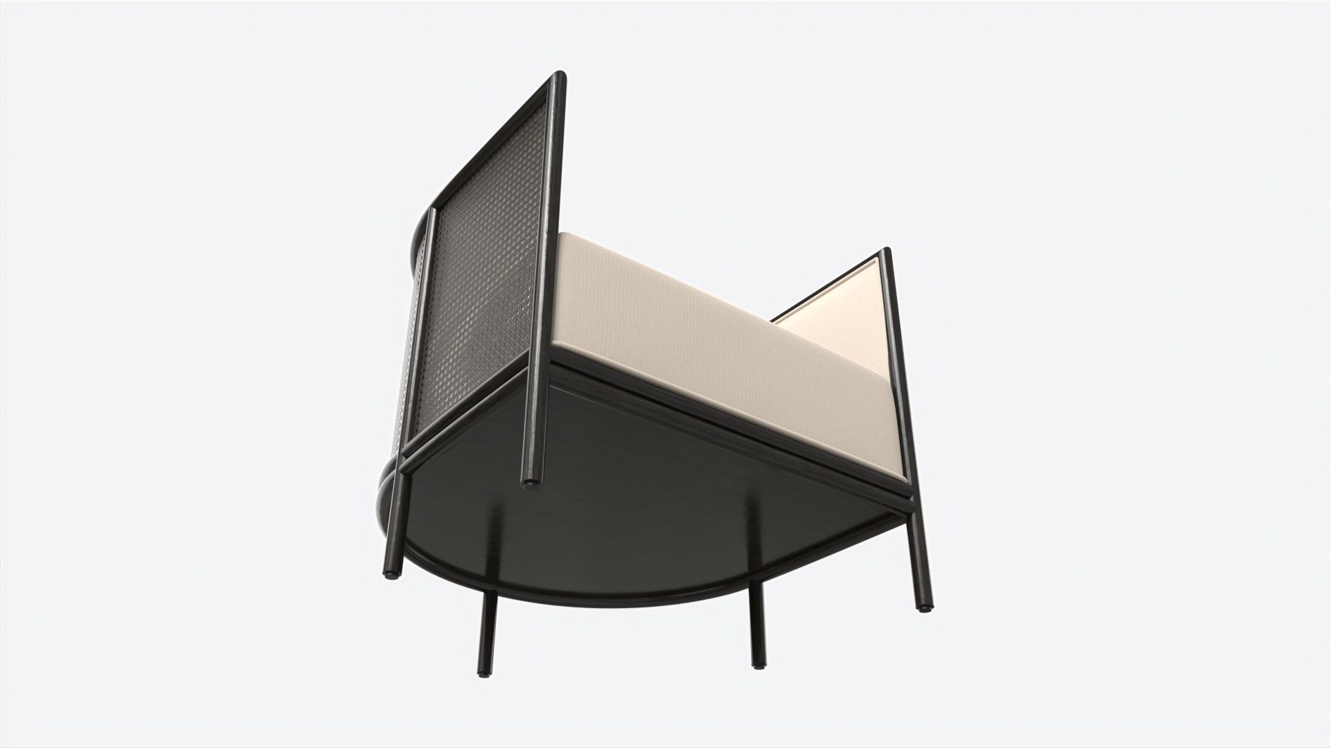 Chair Baker Llano 3D model_3