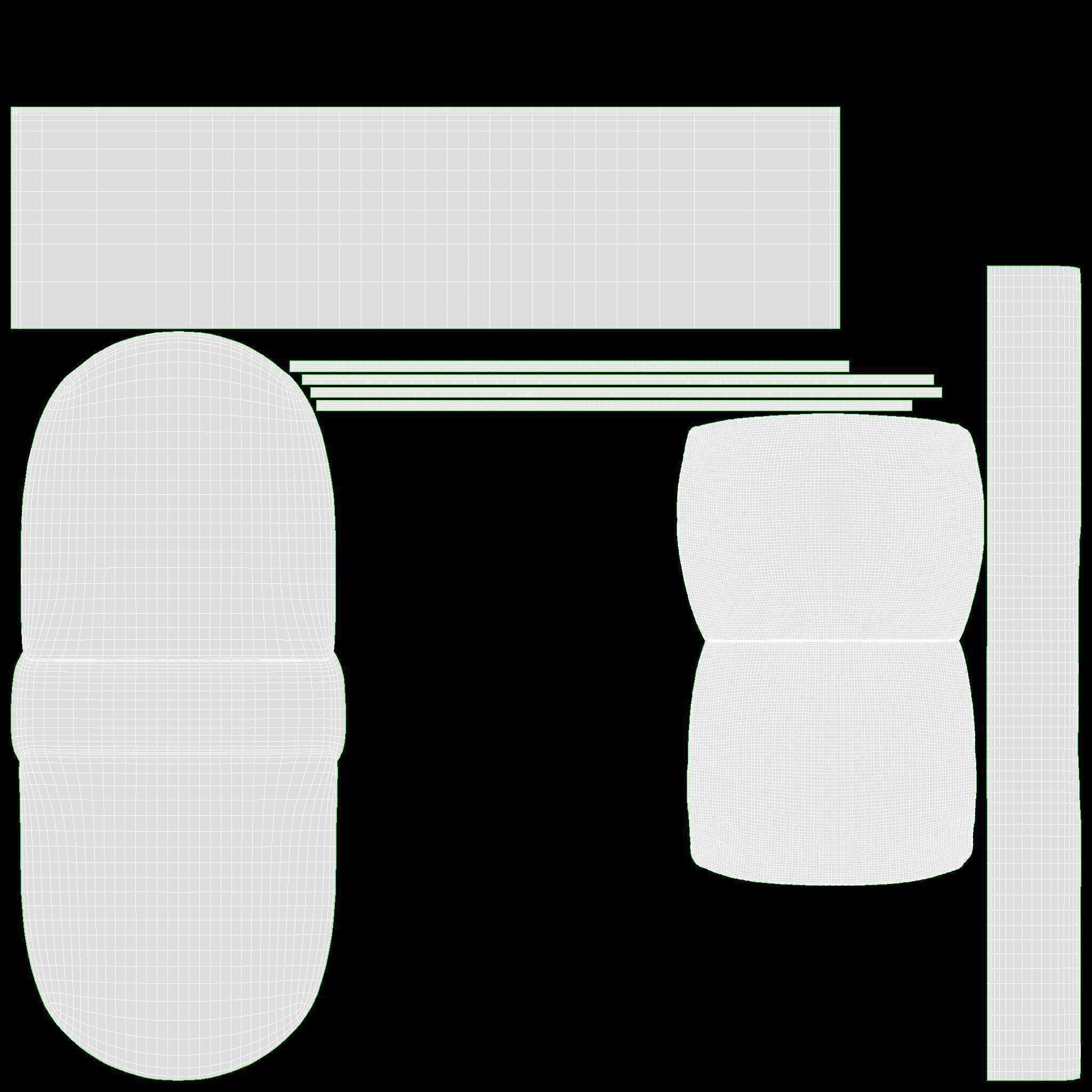 Chair Baker Llano 3D model_11