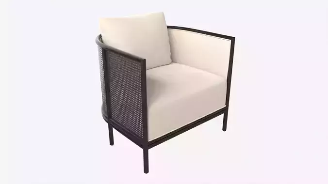 Chair Baker Llano 3D model