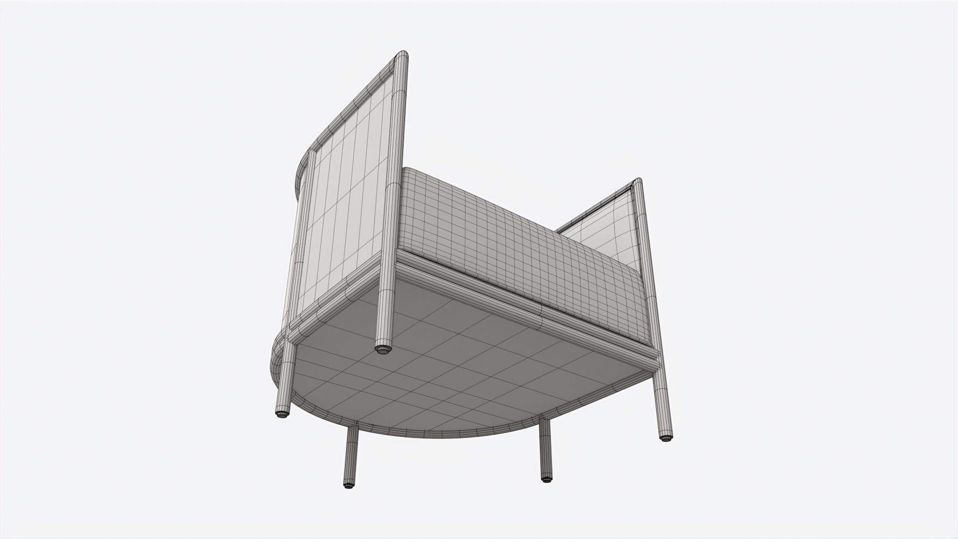 Chair Baker Llano 3D model_7