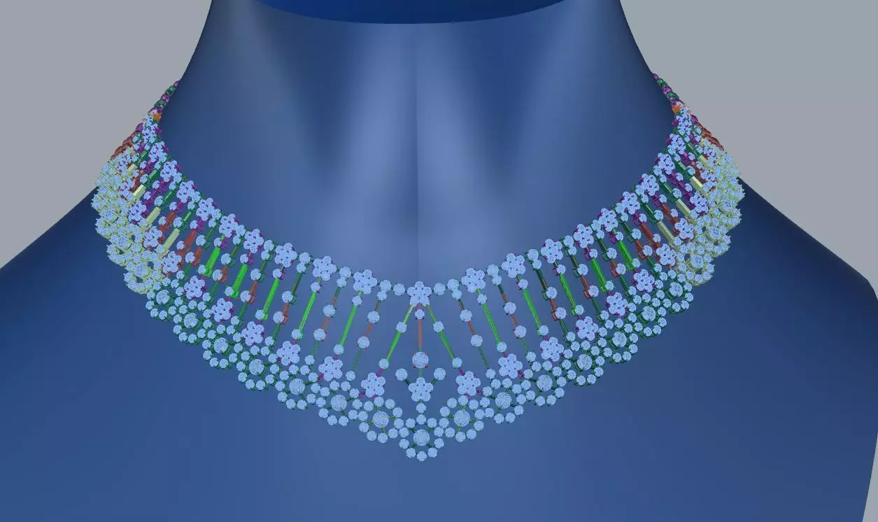 necklace 3D print model_0