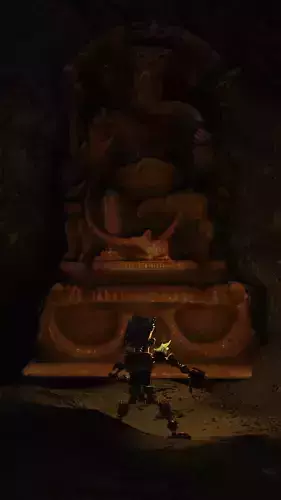 Ganesha the guardian of whole new dimension 3D model