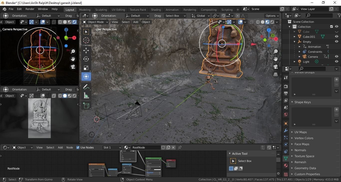 Ganesha the guardian of whole new dimension 3D model_1