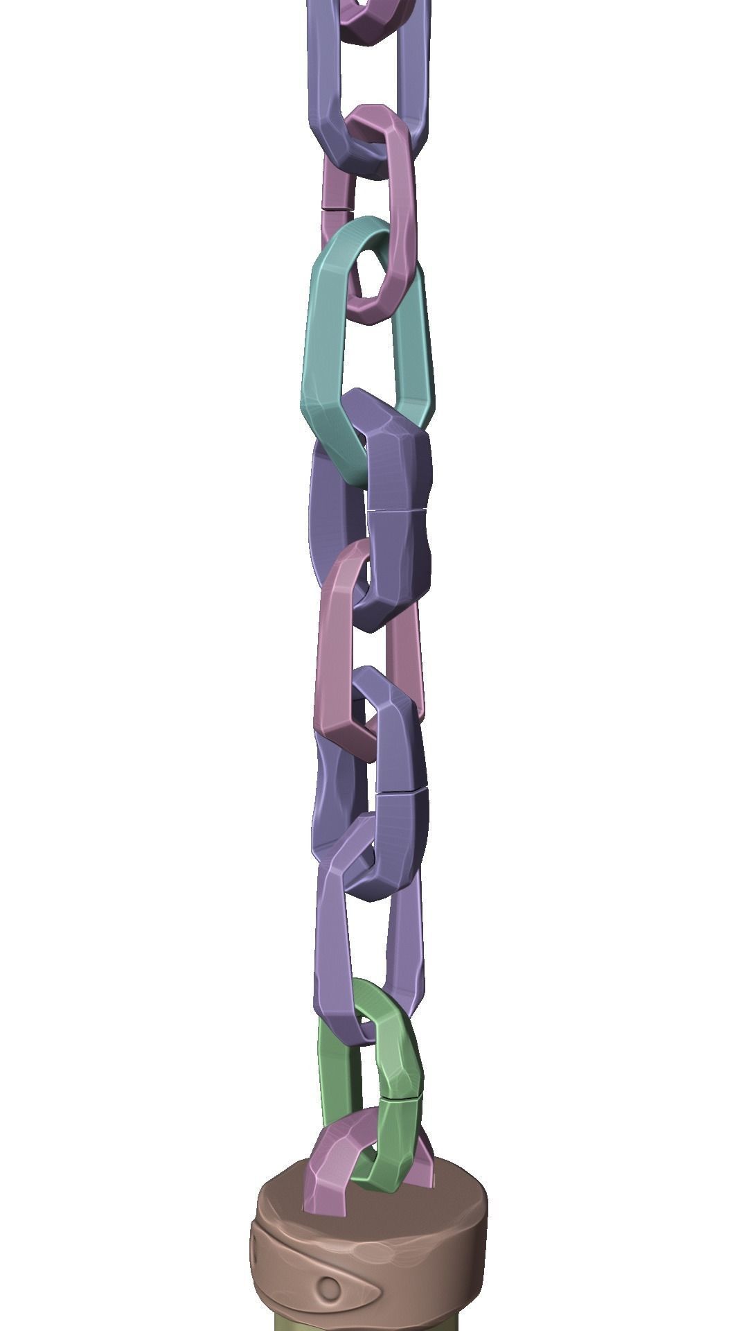 Michelangelo Nunchaku Teenage Mutant Ninja Turtles Total Mayhem 3D print model_8