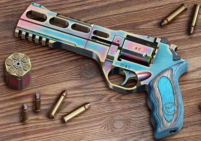 Nebula Rhino 60DS Revolver Low-poly 3D model
