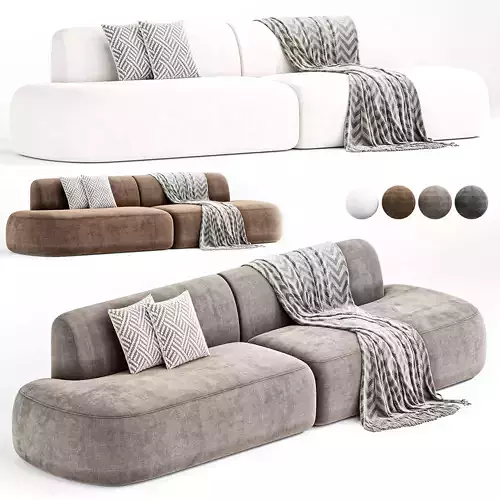 Opal Outdoor 2 Piece Original Sectional Sofa By Highfashionhome