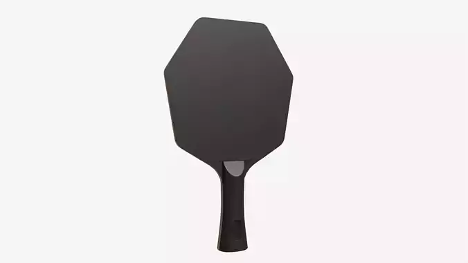 Modern Shape Table Tennis Racket 3D model