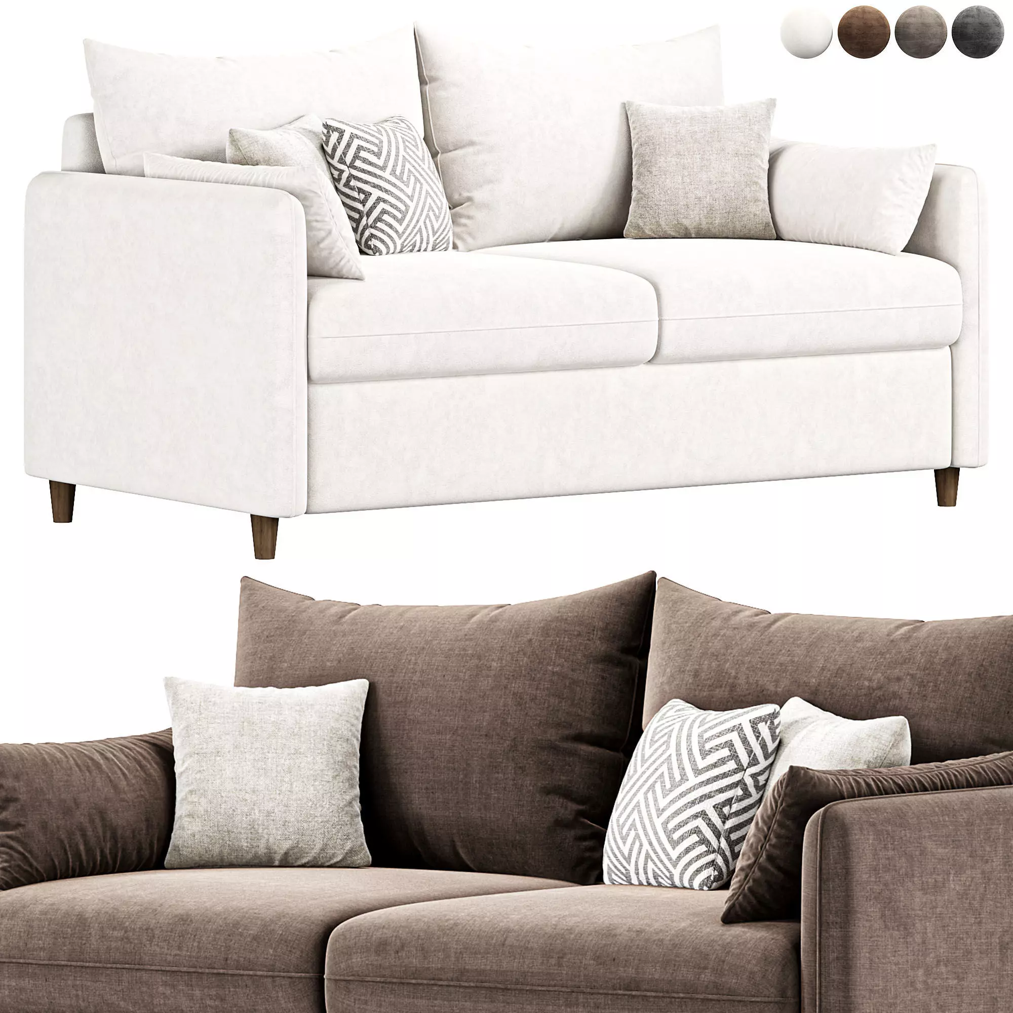 Mons Wagon Sofa By Skdesign 3D model_0