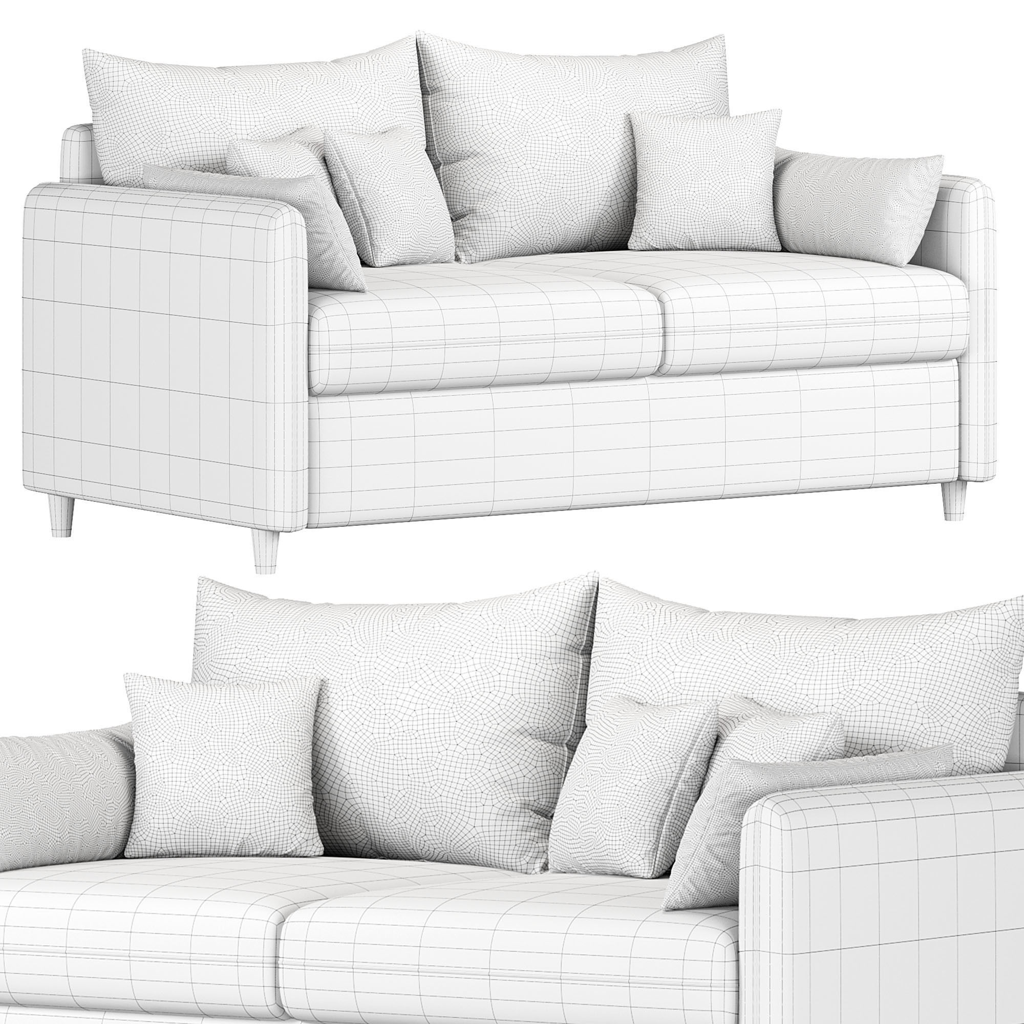 Mons Wagon Sofa By Skdesign 3D model_3