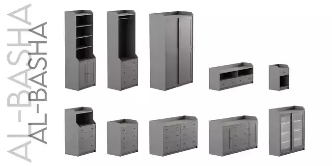 IKEA HAUGA Full Cabinet Collection