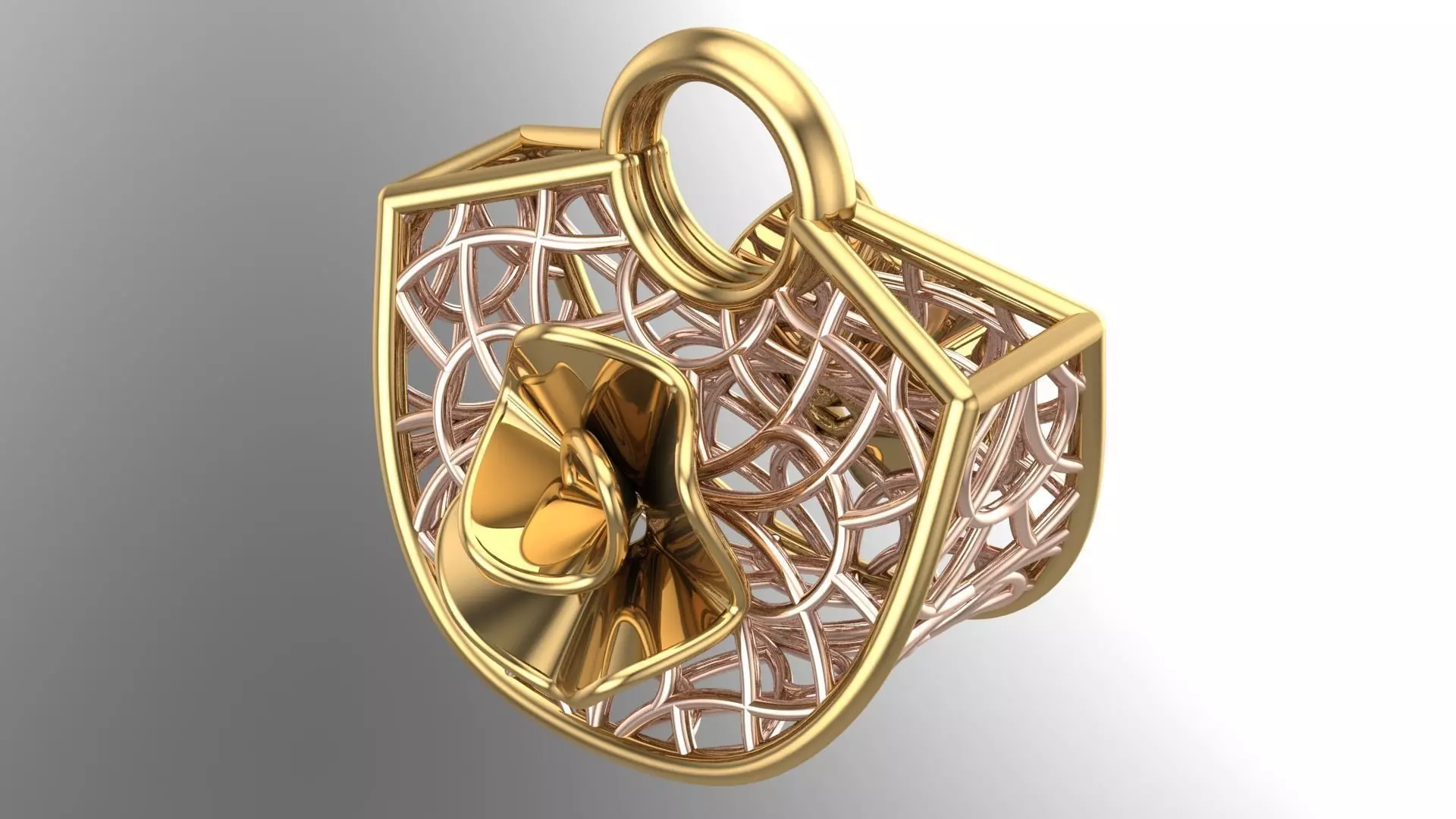 Bag Pendant 3D print model_1