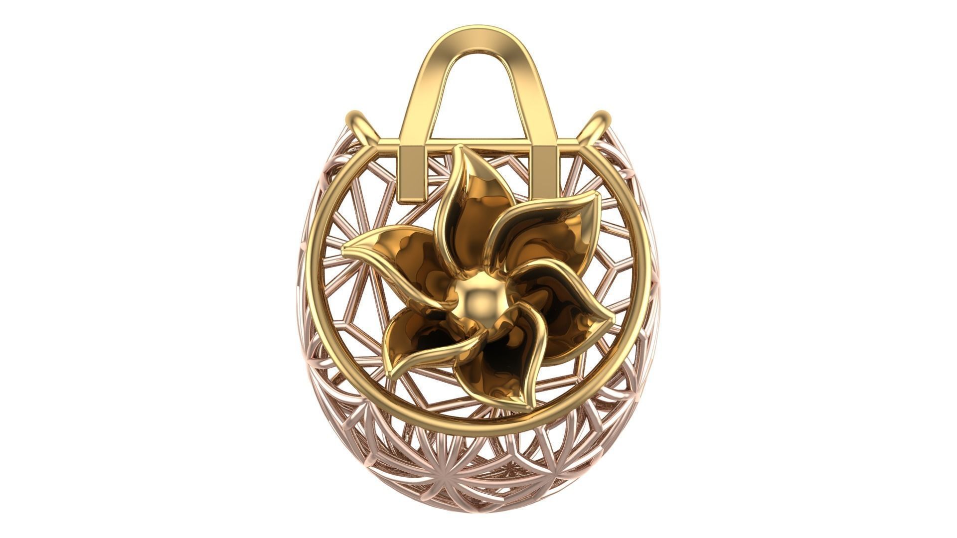 Bag Pendant 3D print model_4