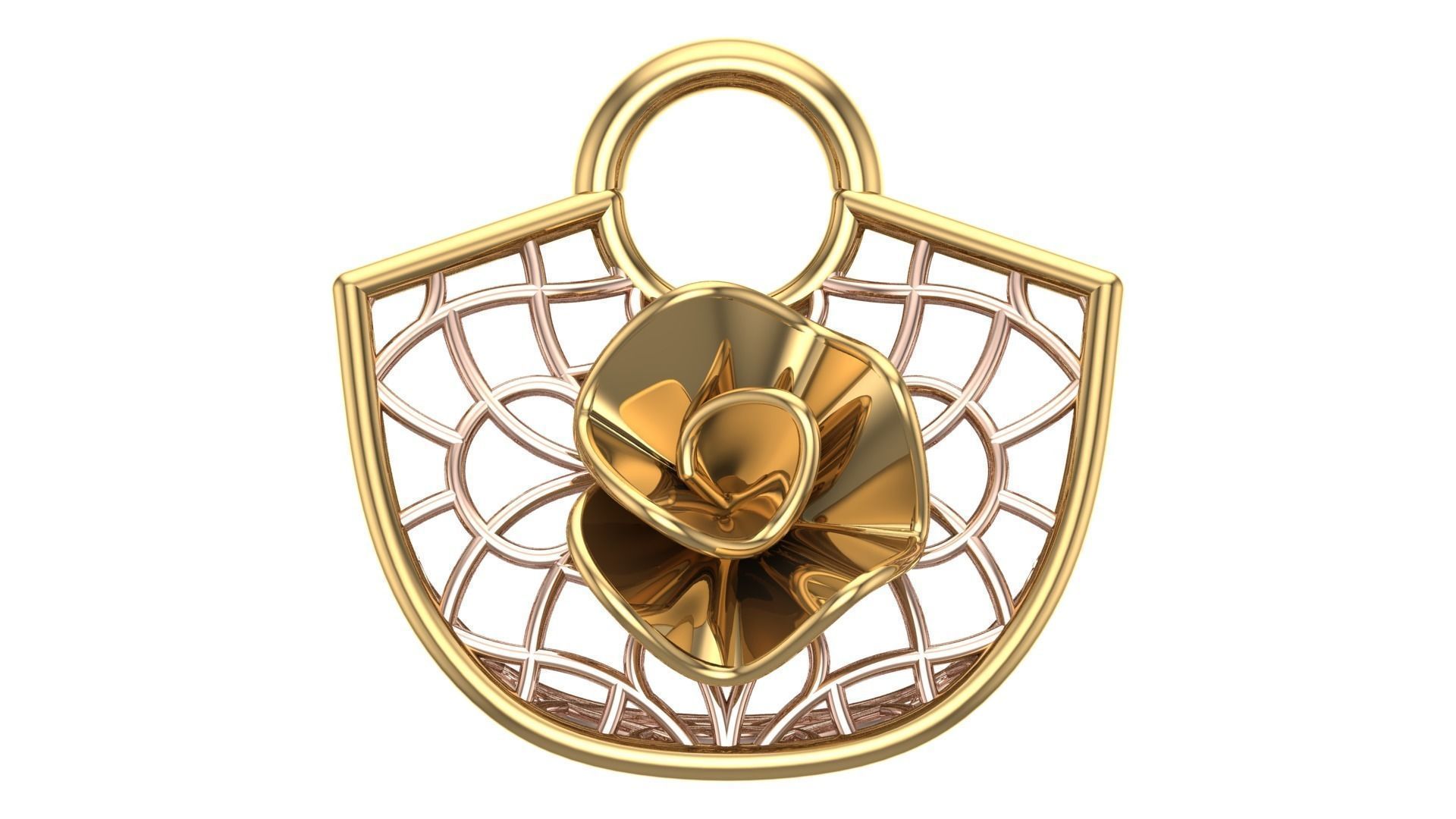 Bag Pendant 3D print model_3