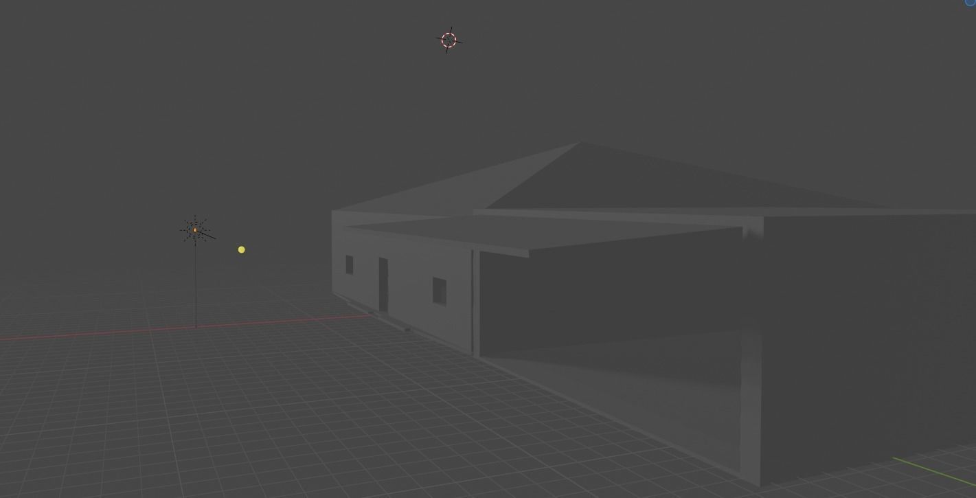 Free Basic House Free low-poly 3D model_1