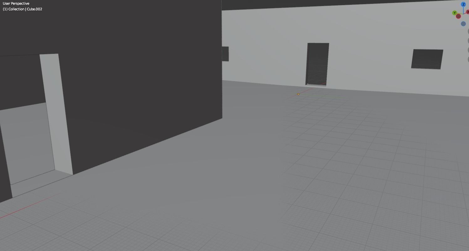 Free Basic House Free low-poly 3D model_3