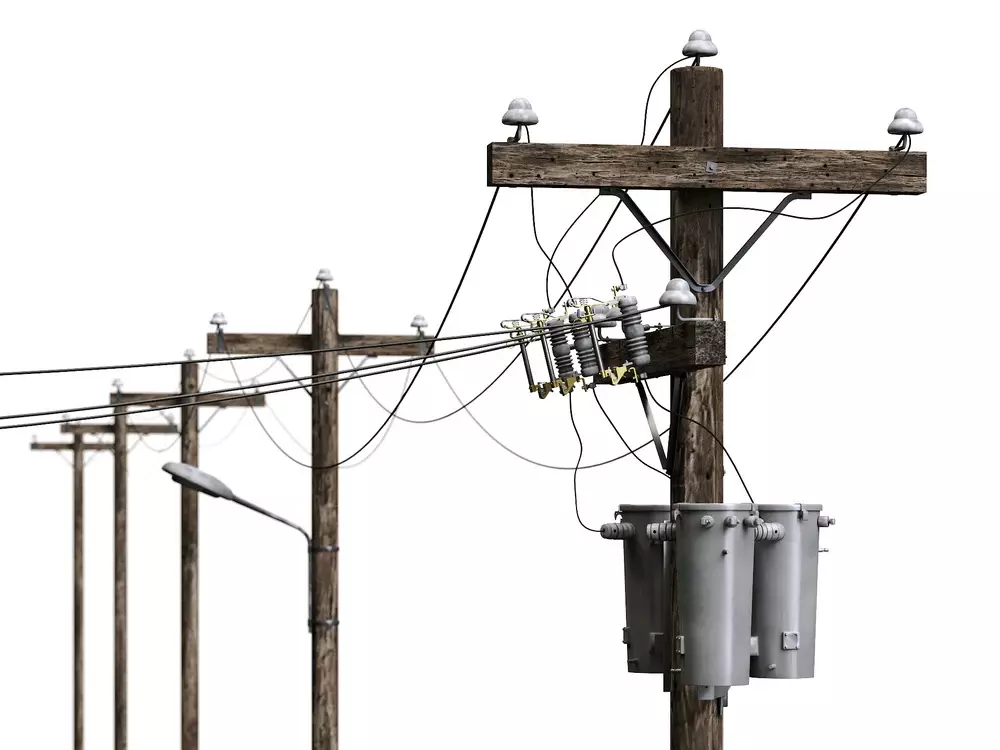 pole eletrical Free 3D model