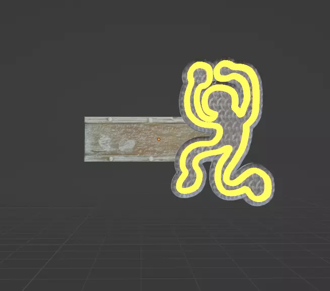 neon sign Free low-poly 3D model