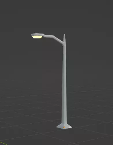 street lamp  Free low-poly 3D model_0