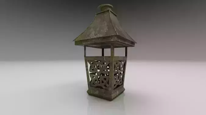Ancient Celtic Oil Lamp Free low-poly 3D model