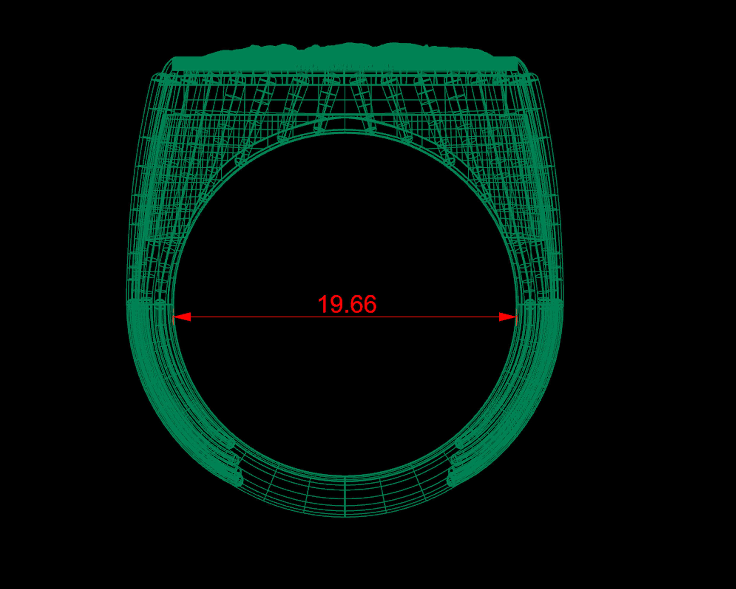 holy family ring jesus mary 3d model printable model 3D print model_13