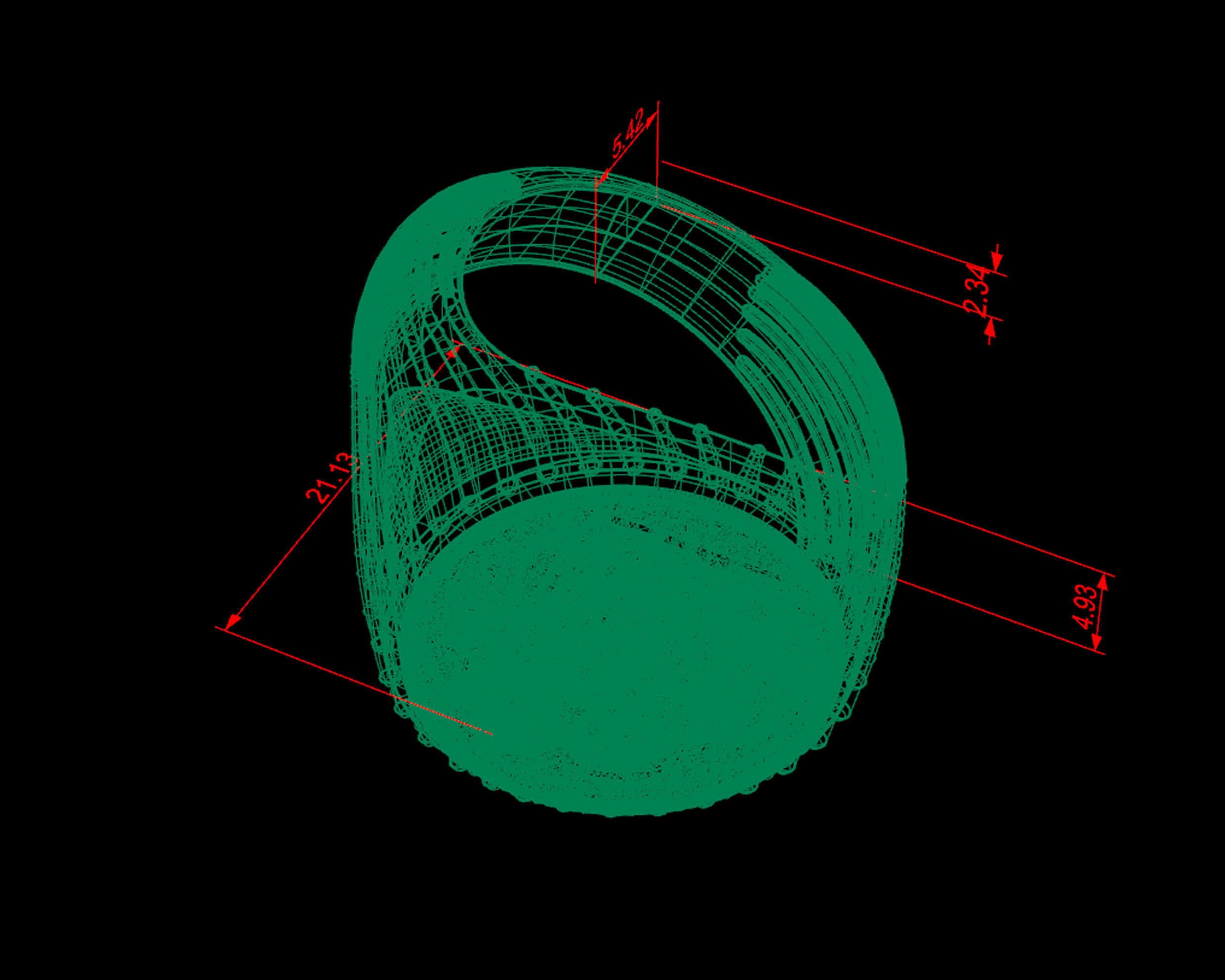 holy family ring jesus mary 3d model printable model 3D print model_12