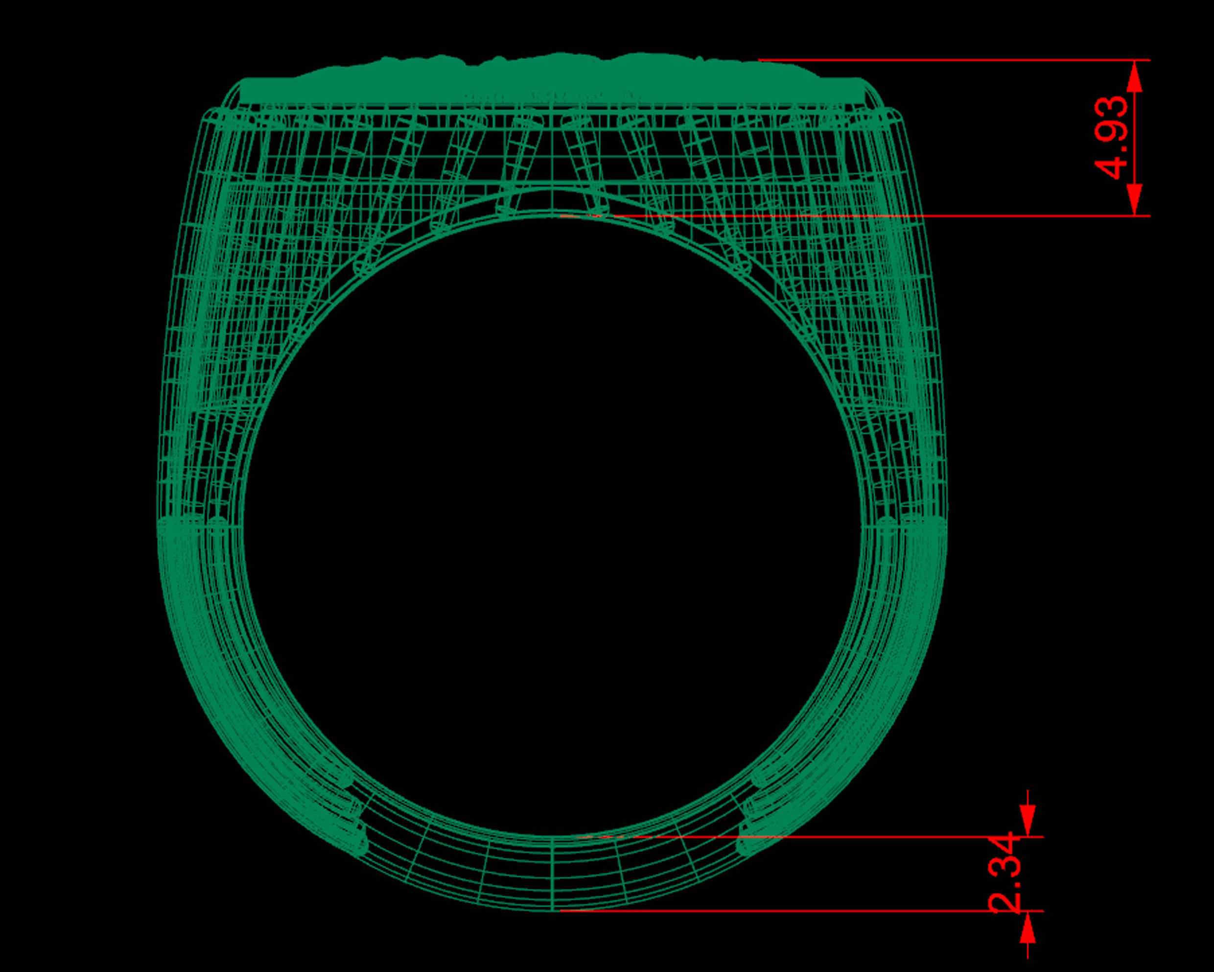 holy family ring jesus mary 3d model printable model 3D print model_10