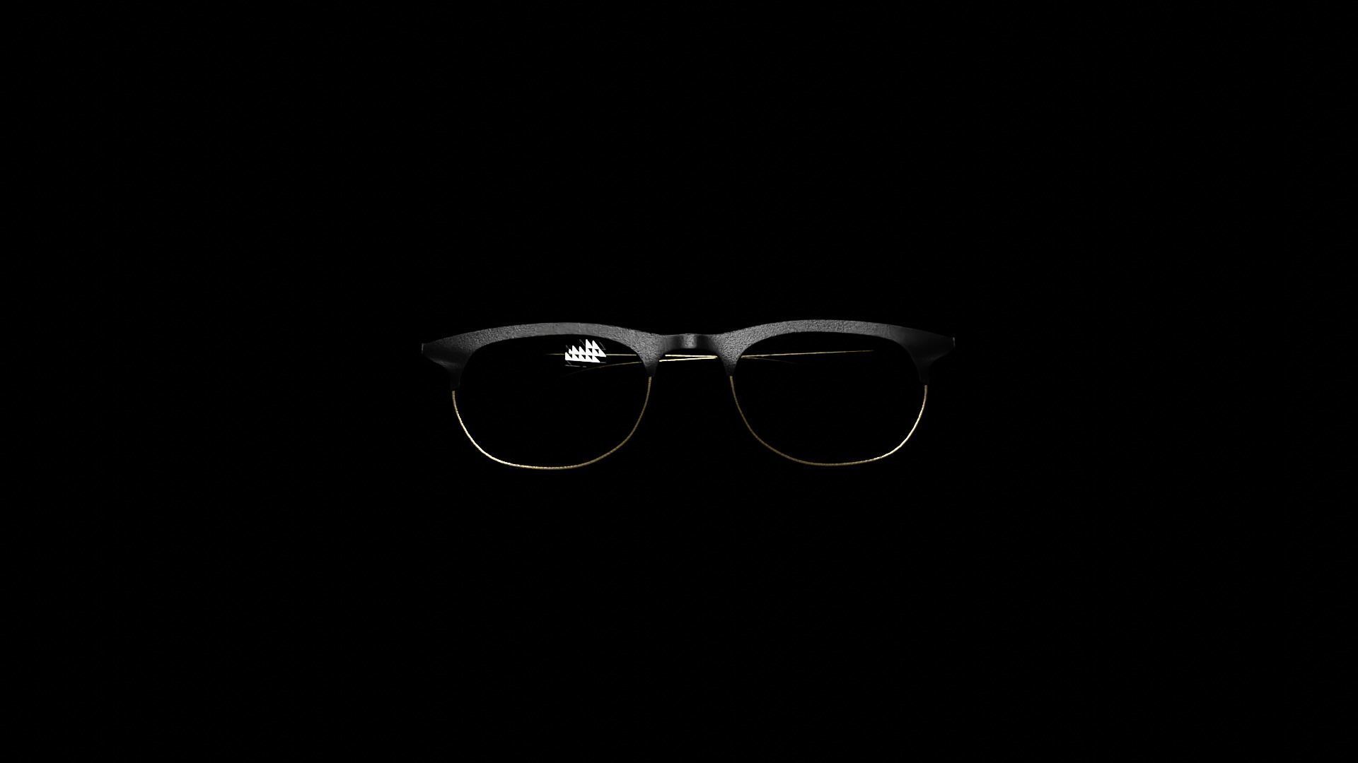 Glasses 3D print model_1