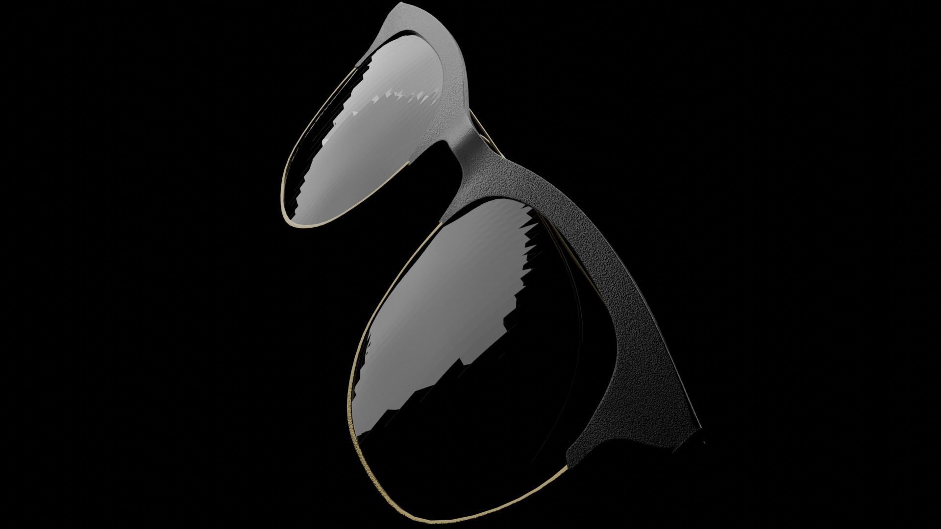 Glasses 3D print model_4