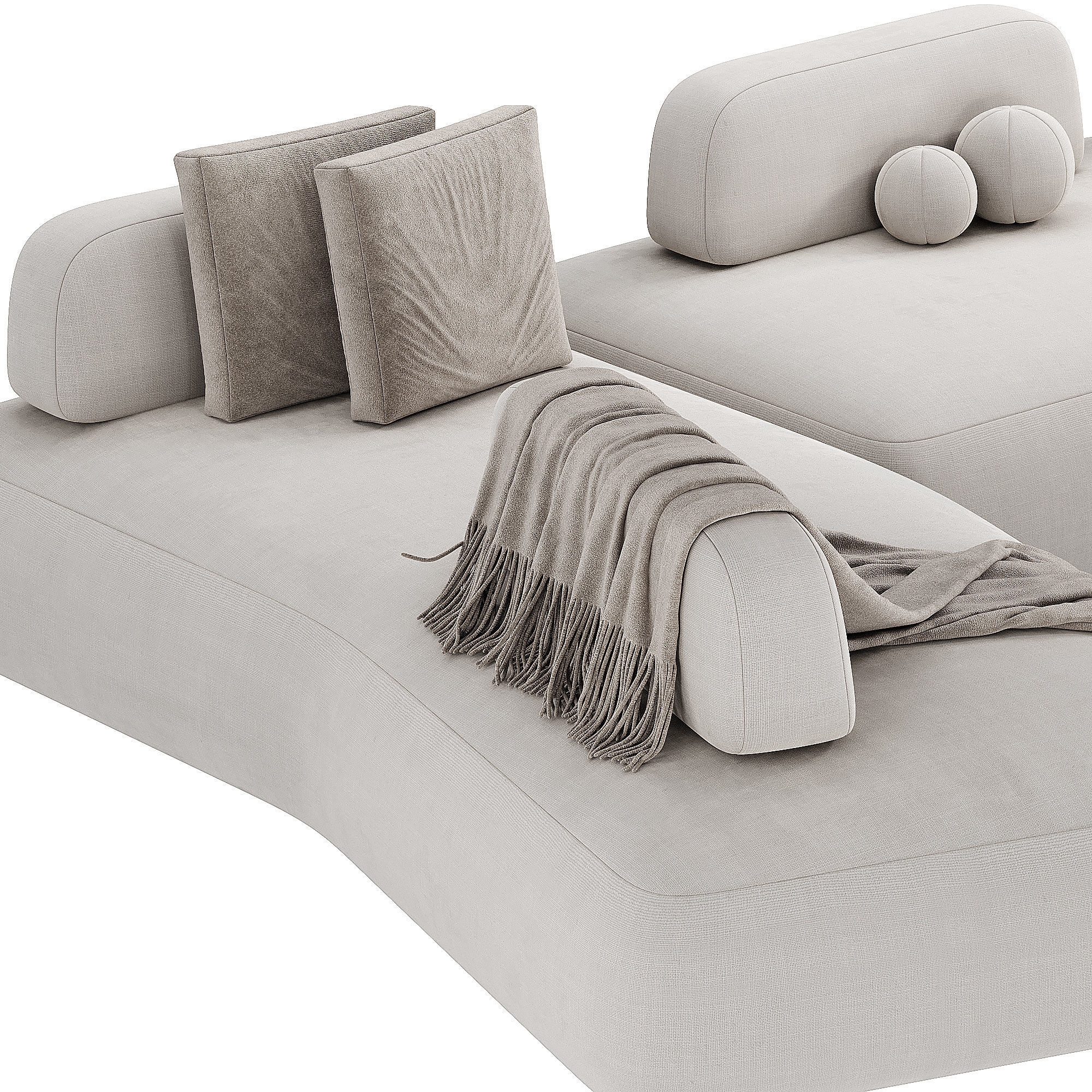 CURVE Sofa 3D model_2