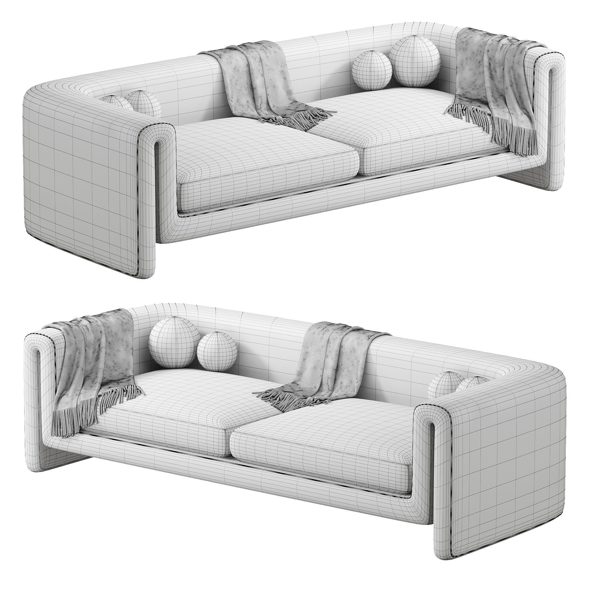 Judo Sofa 3D model_6