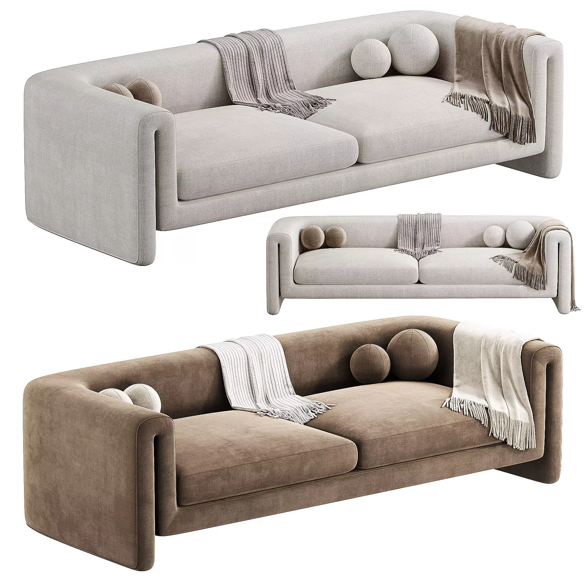 Judo Sofa 3D model_0