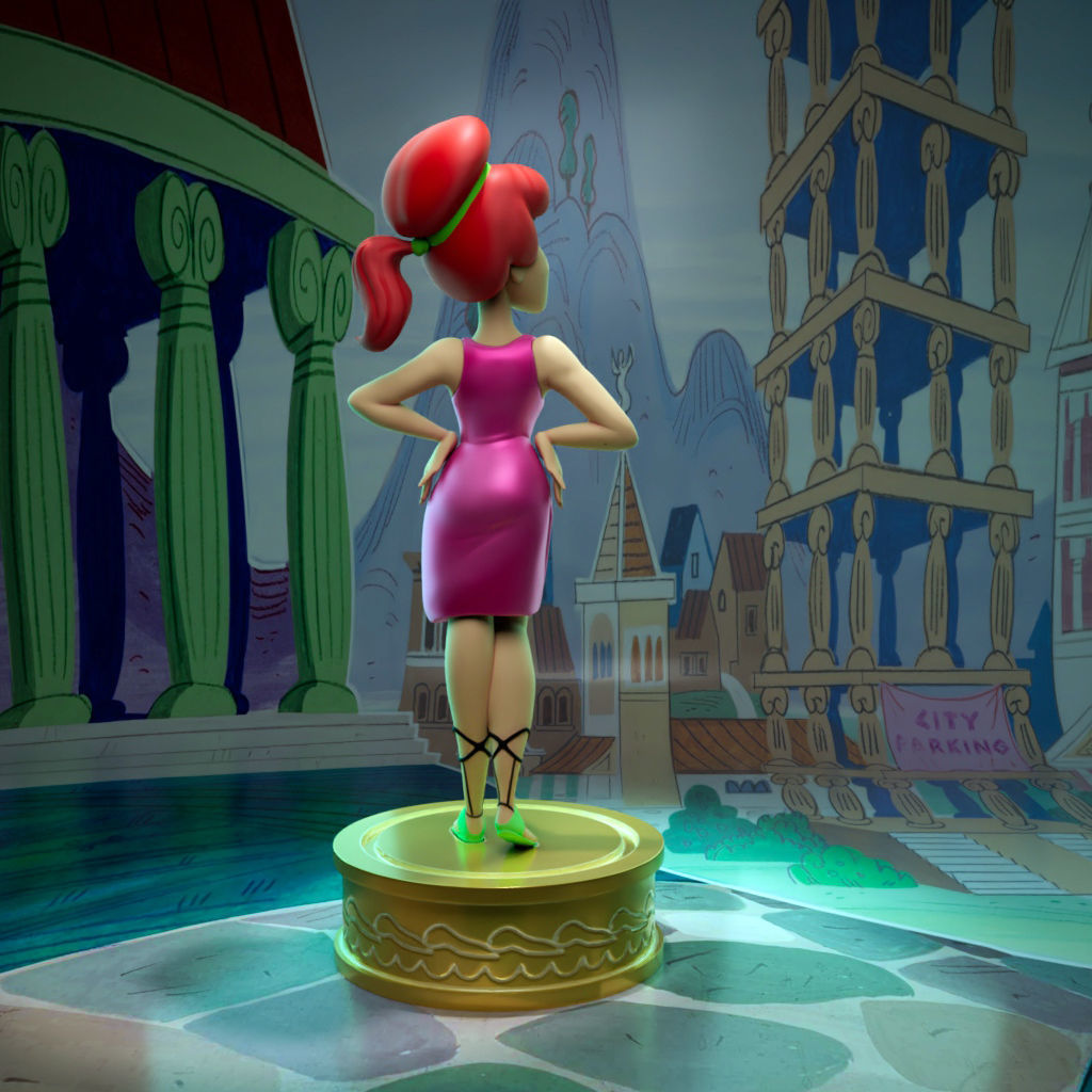 Laurie Holiday - The Roman Holiday 3D print model_3