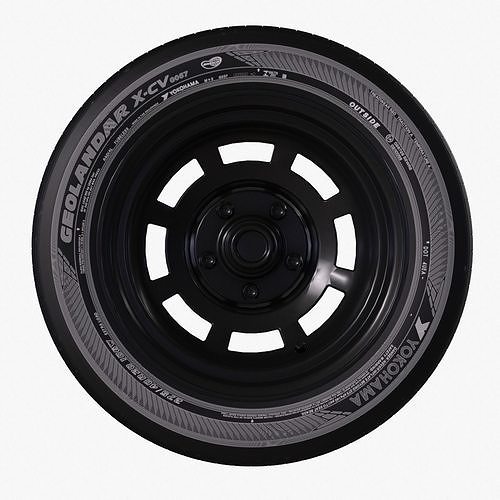 Yokohama Wheel - Bluearth Van RY55 - Geolandar Low-poly 3D model