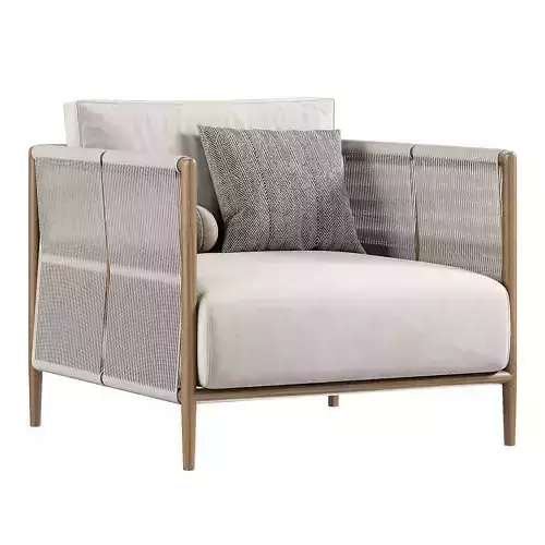 Maldives Lounge Chair 3D model