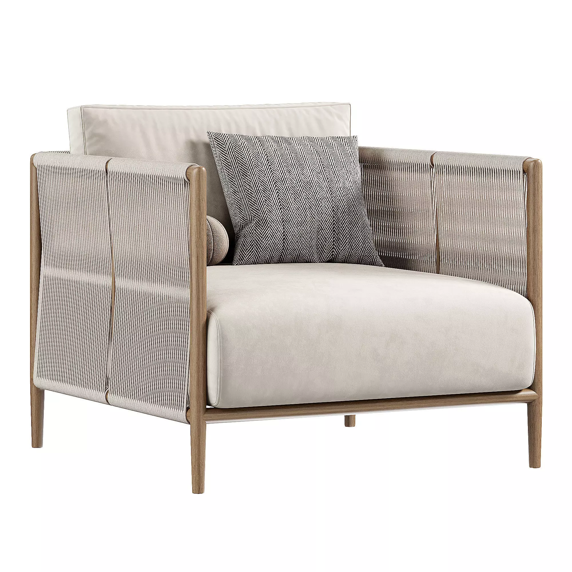 Maldives Lounge Chair 3D model_0