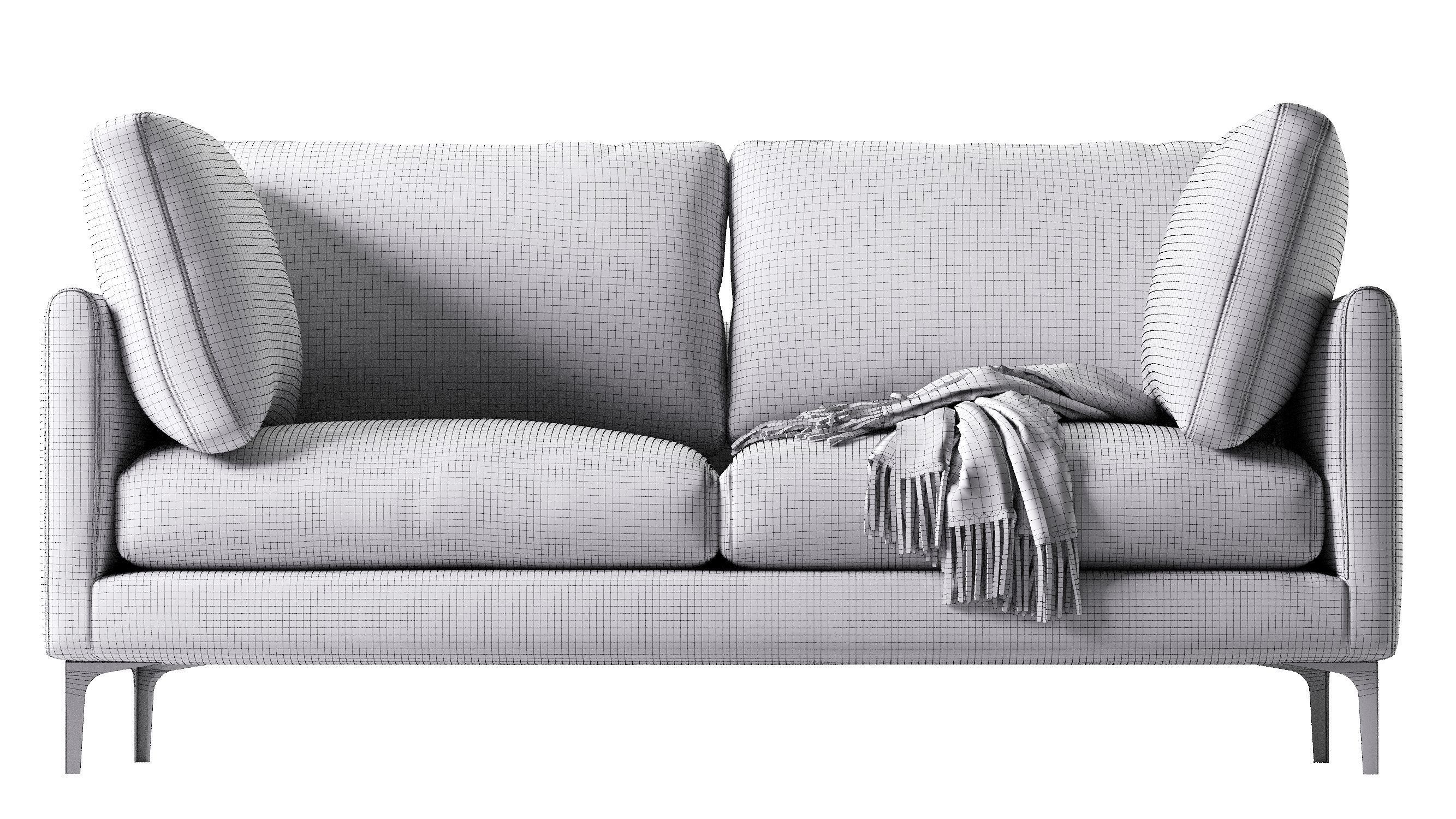 Adams 2 Seater Sofa 3D model_10