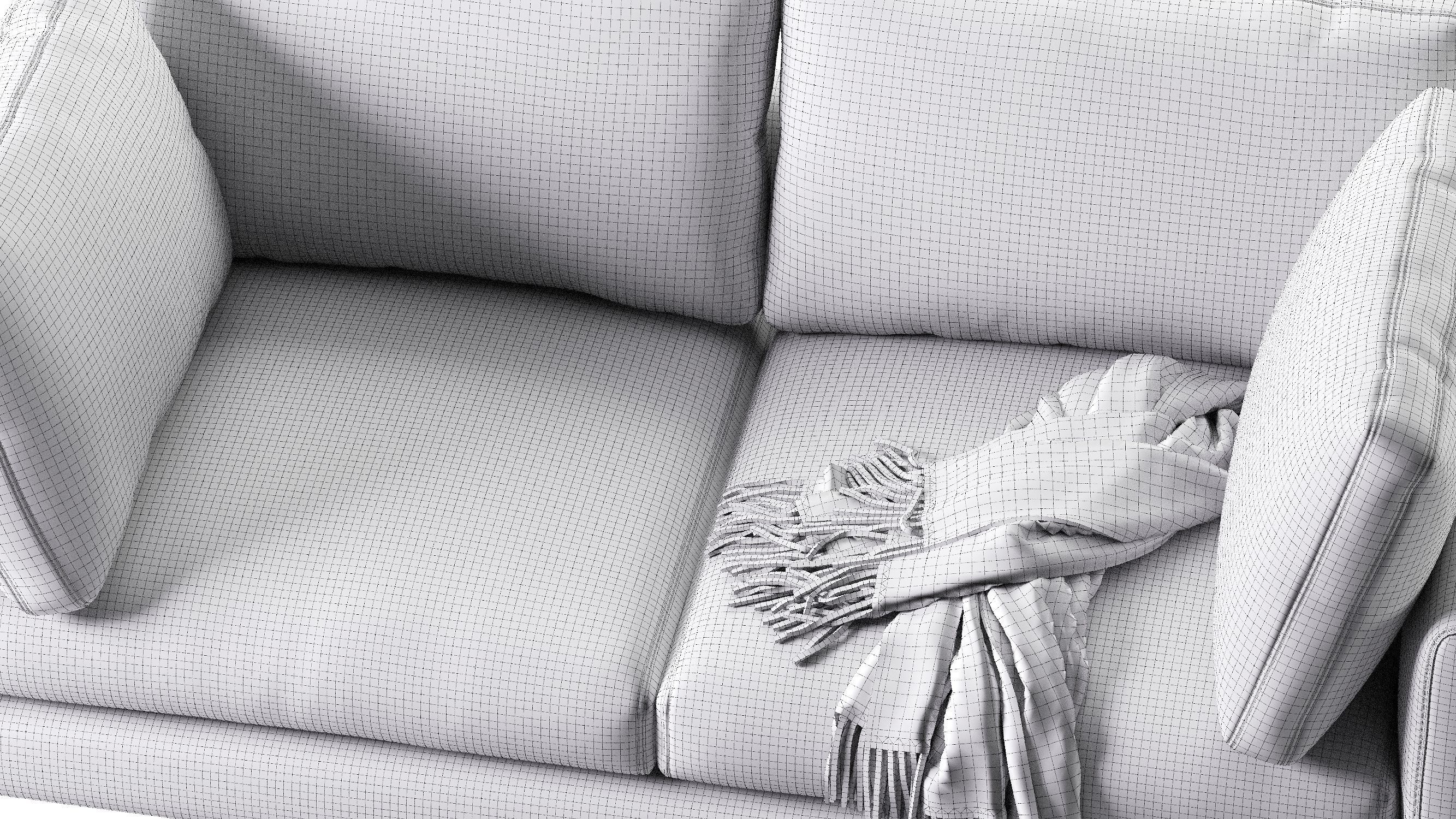 Adams 2 Seater Sofa 3D model_11