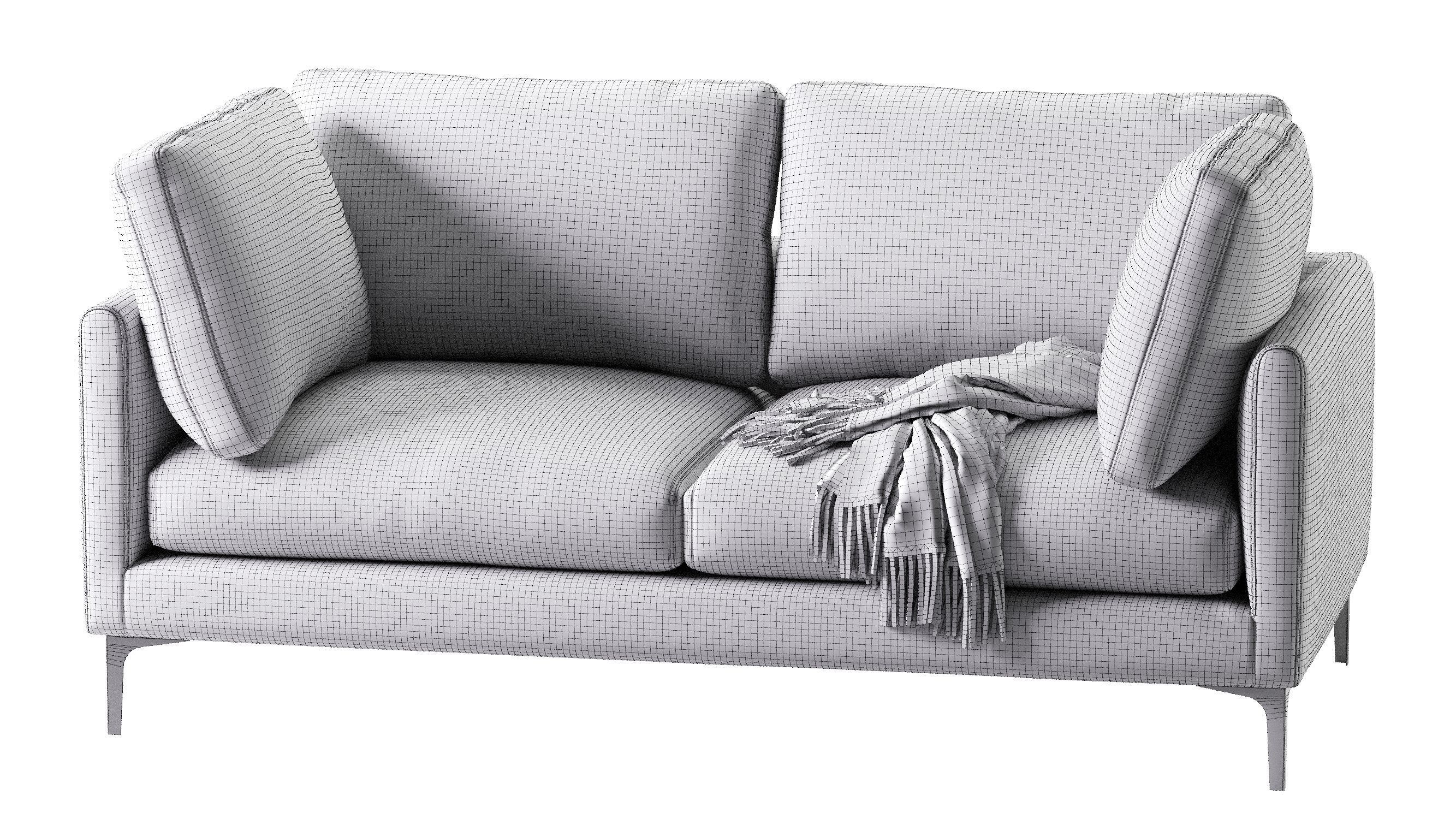 Adams 2 Seater Sofa 3D model_8
