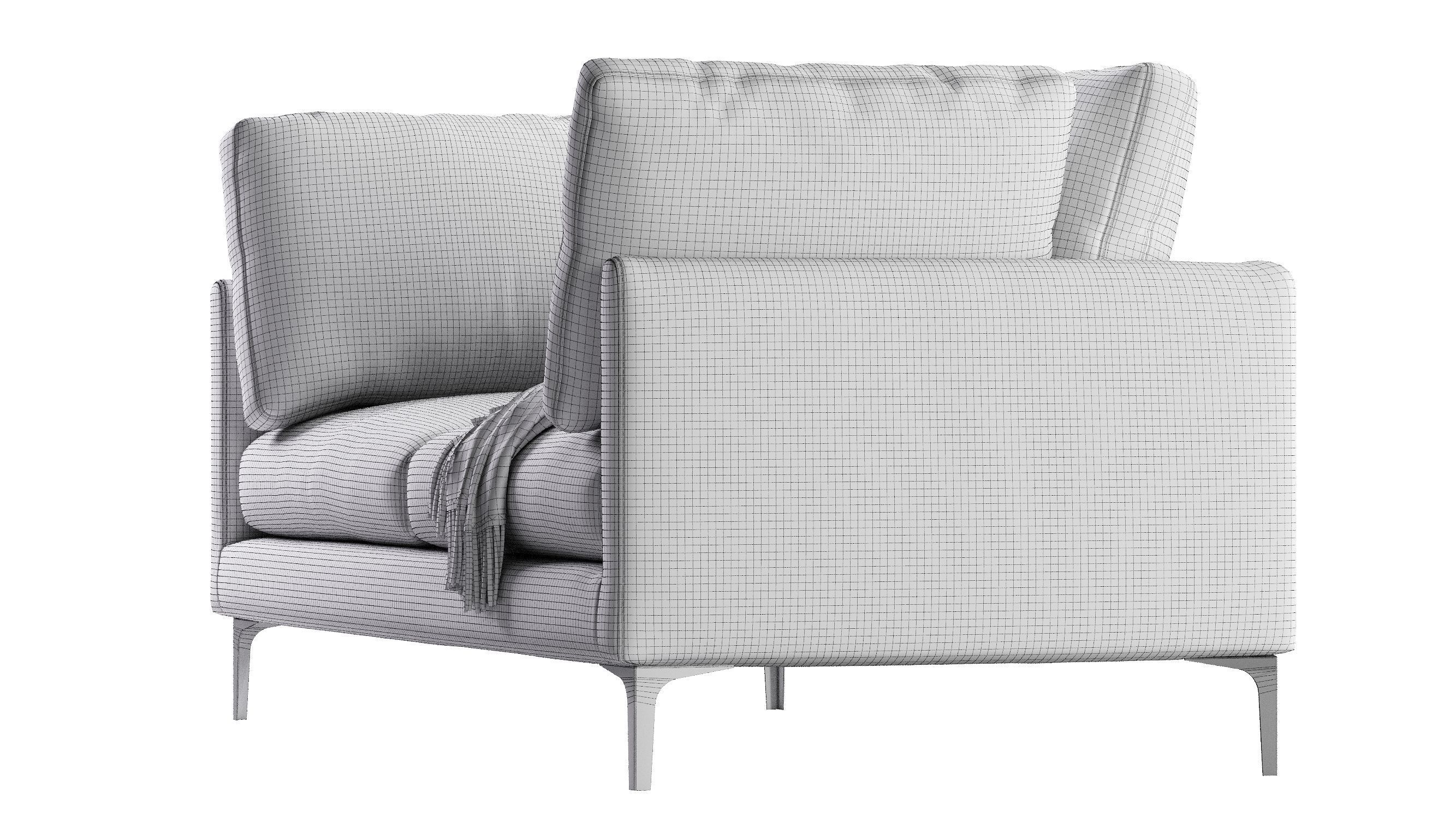 Adams 2 Seater Sofa 3D model_14