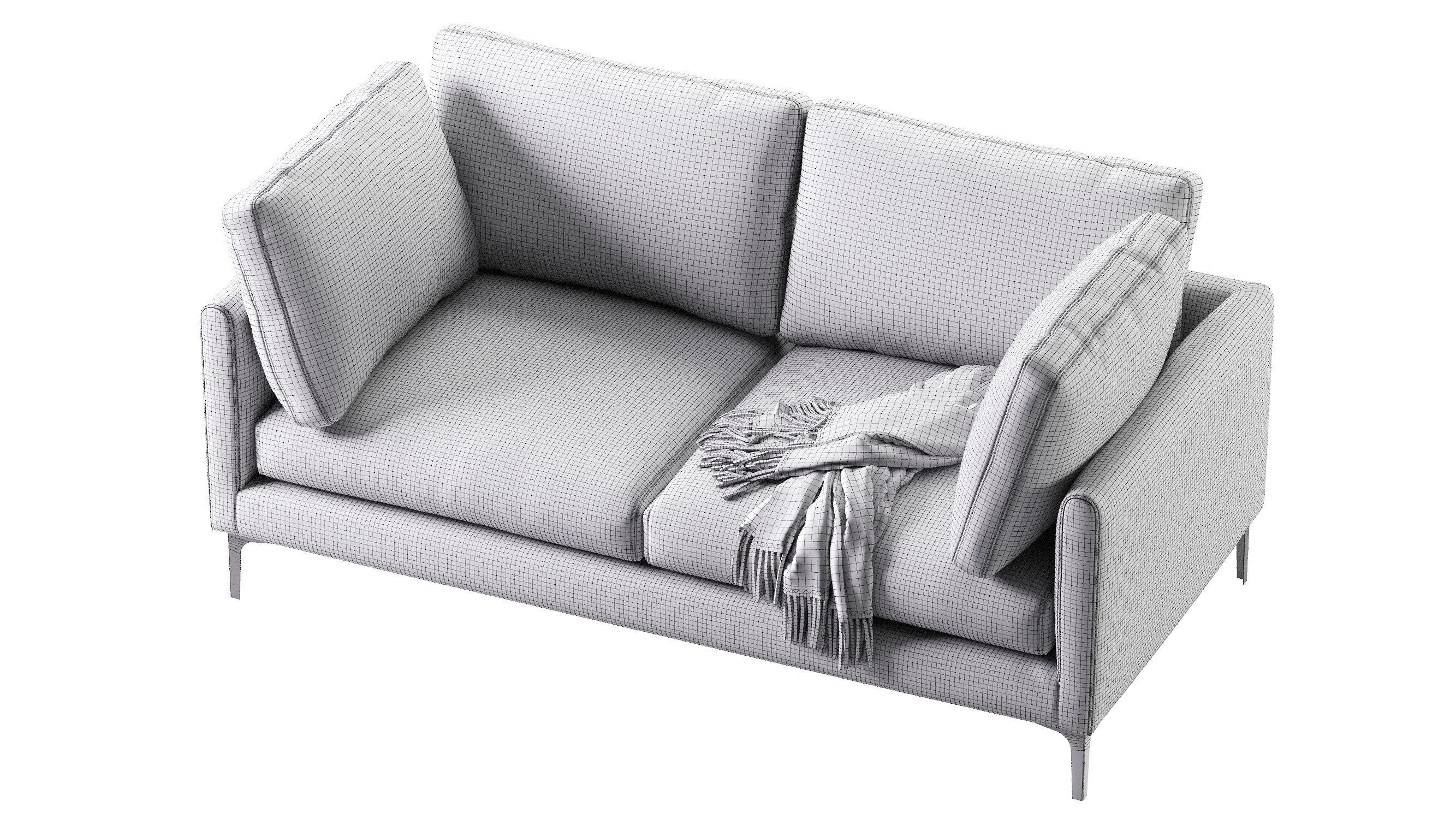 Adams 2 Seater Sofa 3D model_6