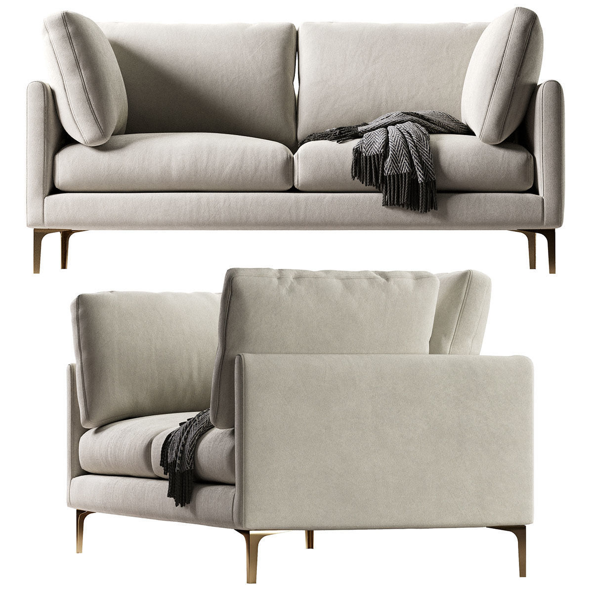 Adams 2 Seater Sofa 3D model_16