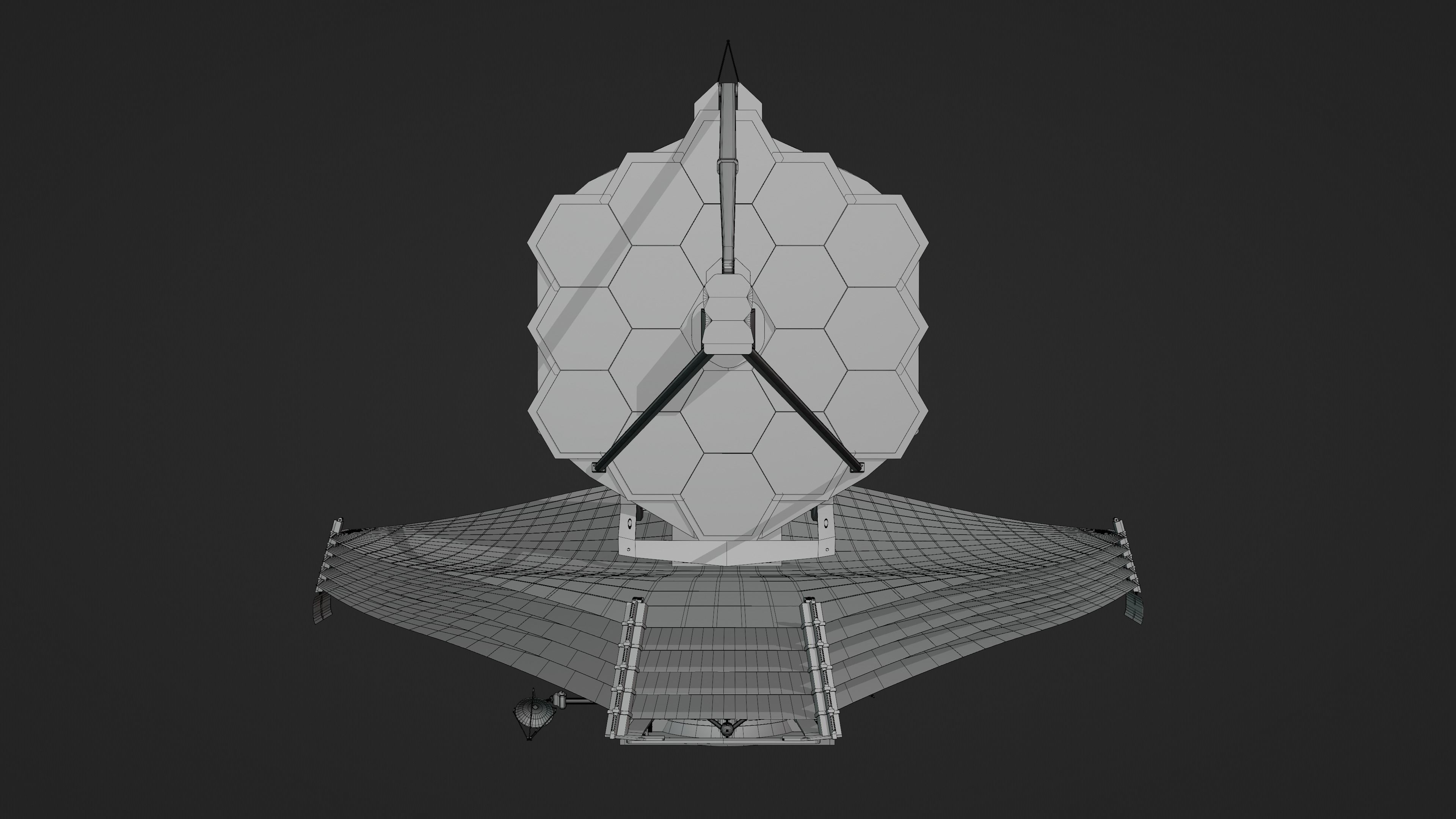 JWST Space Telescope 3D model_8