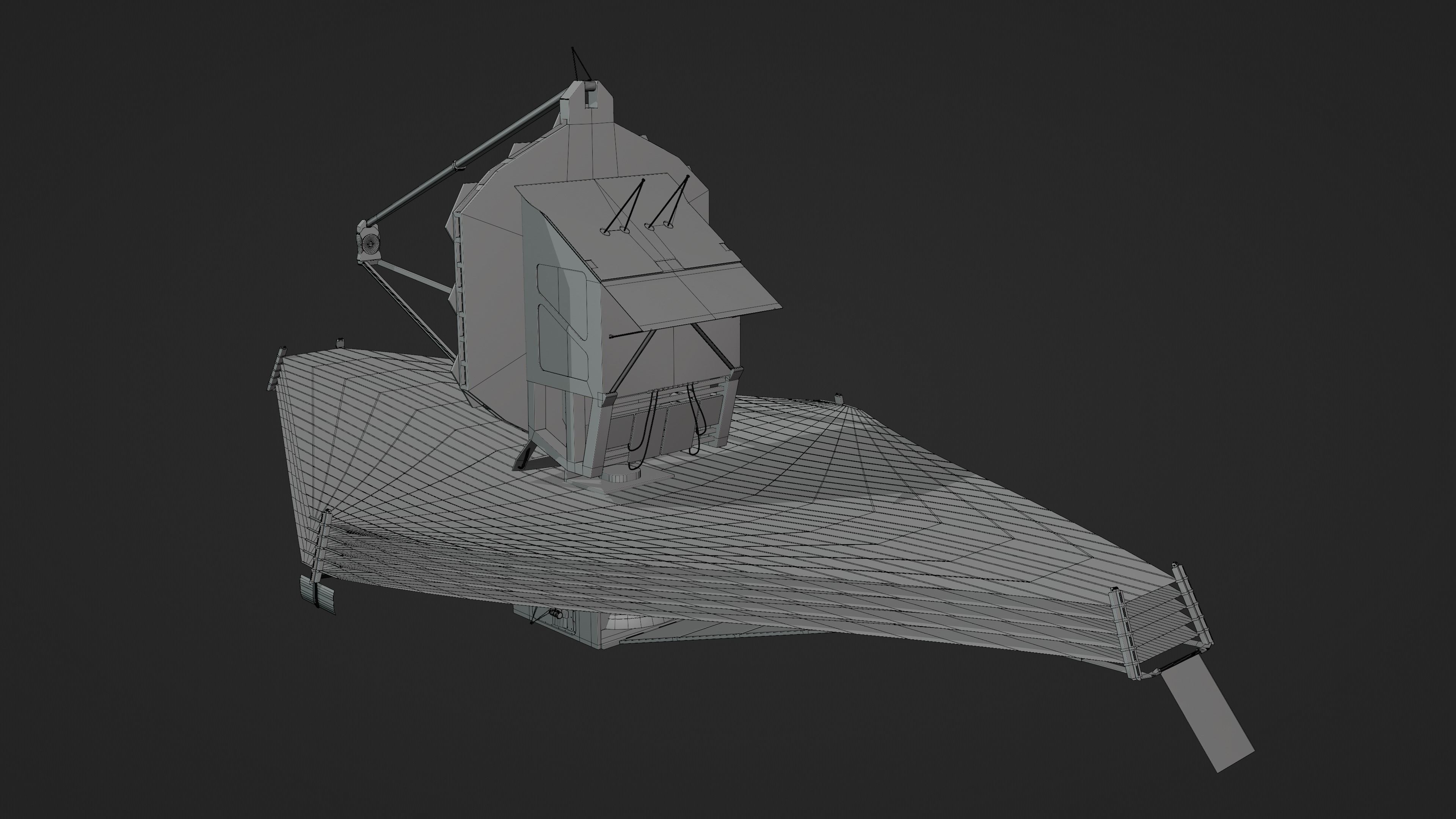 JWST Space Telescope 3D model_5