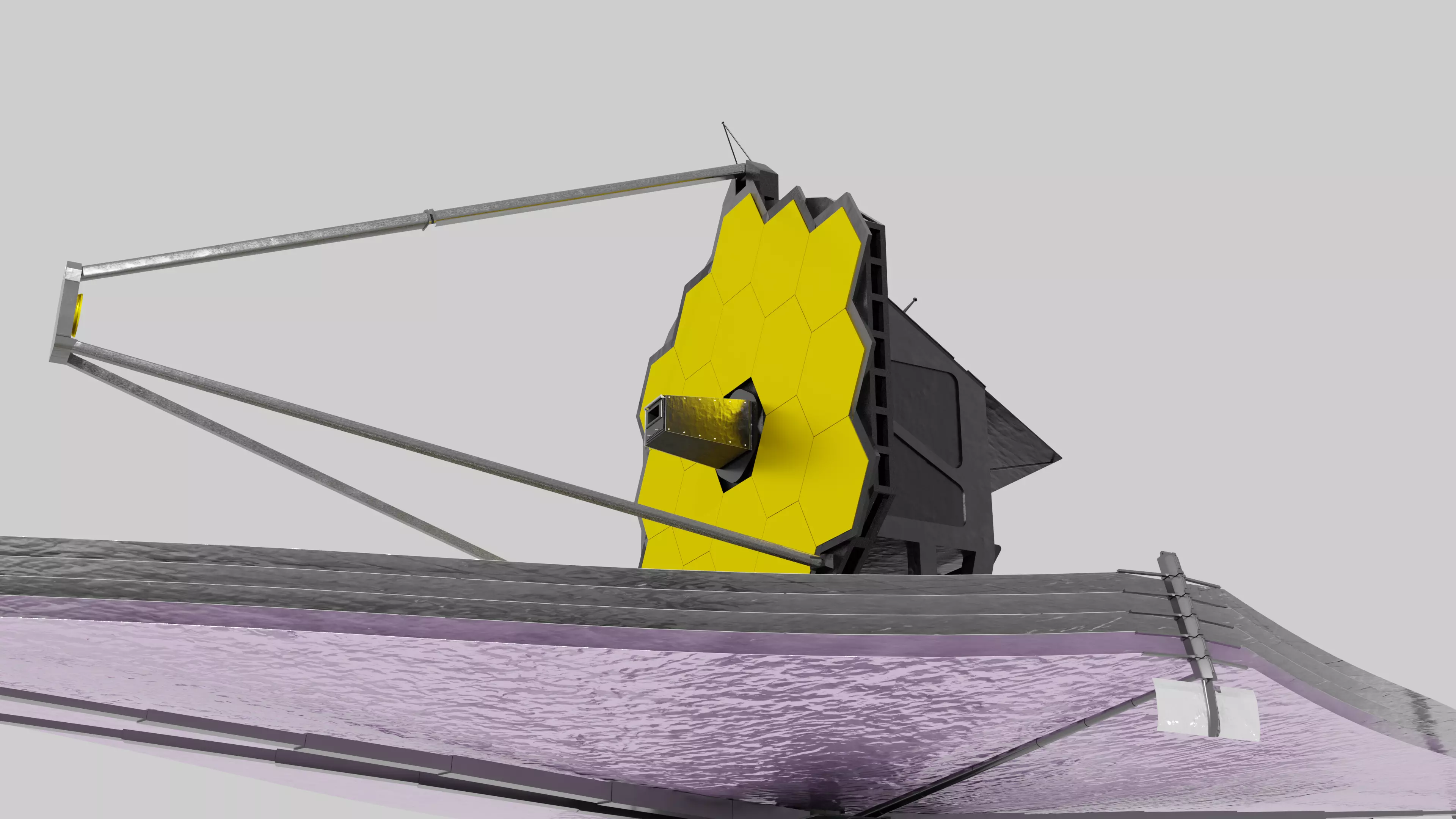 JWST Space Telescope 3D model_0