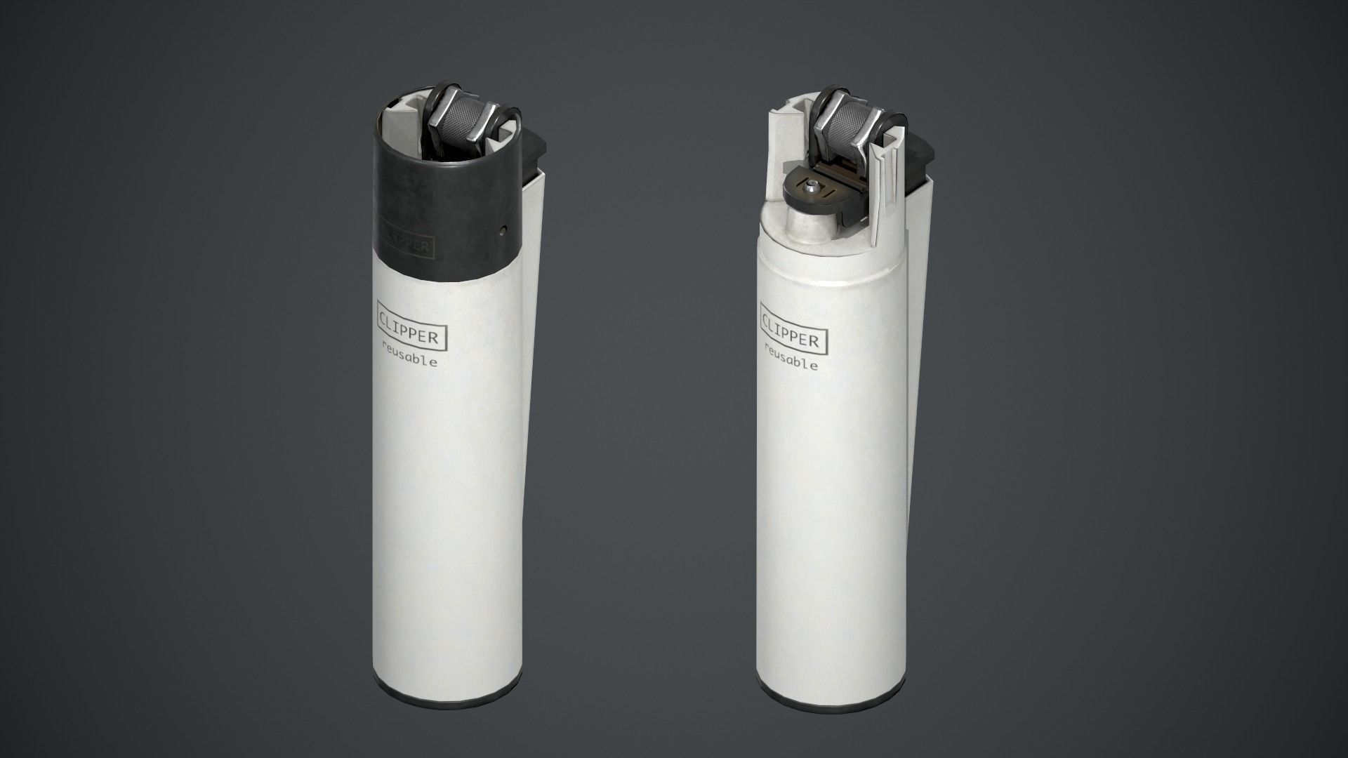 lighter  Low-poly 3D model_2