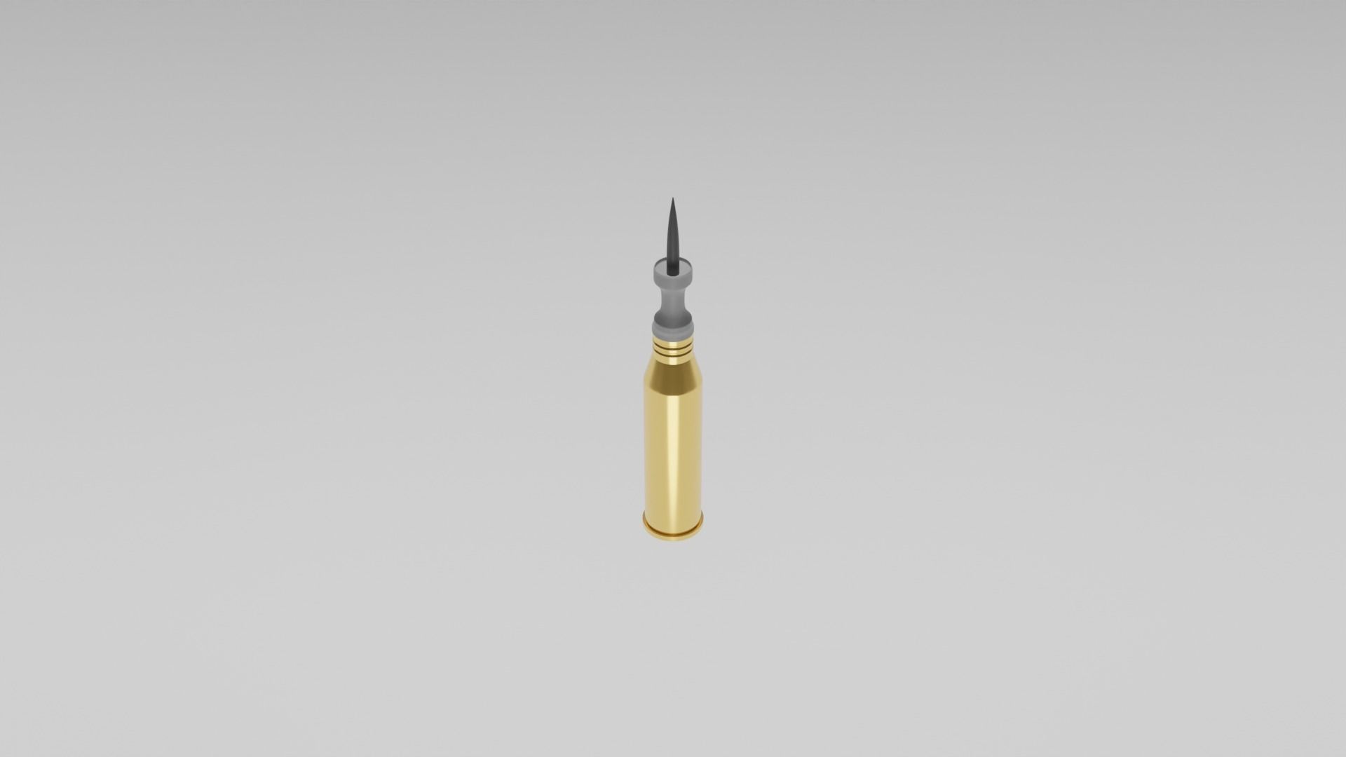 APFSDS 57 x 348 mm SR 3D model_1