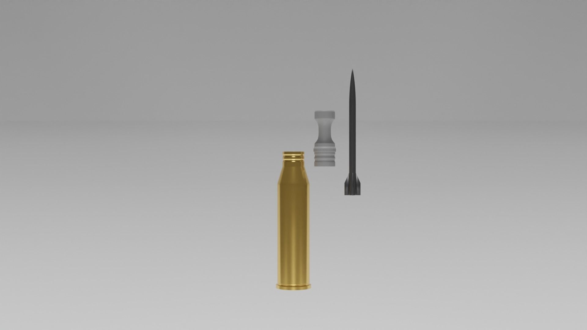 APFSDS 57 x 348 mm SR 3D model_3